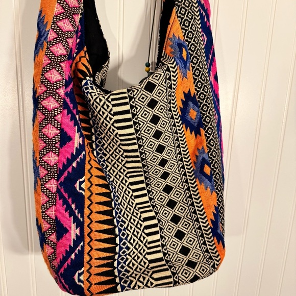 Catori Women’s Bohemian Multi-Color and Pattern Shoulder Bag - Picture 7 of 16